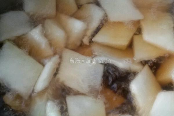 羊肉丸子氽冬瓜。的做法图解10