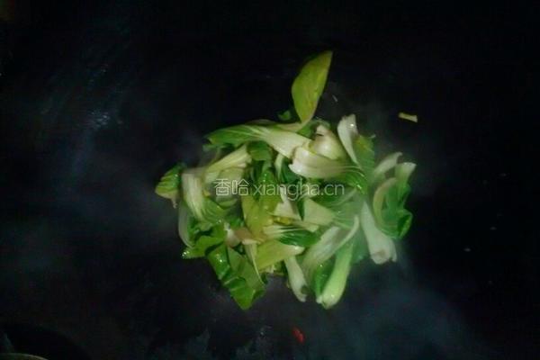 烧扎饼青菜的做法图解5