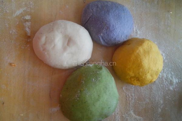 彩色馄饨的做法图解3