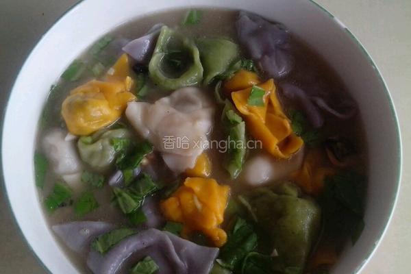 彩色馄饨的做法图解8