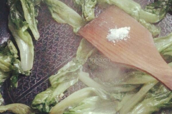 炒生菜的做法图解4