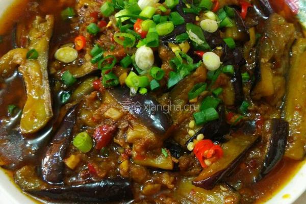 香辣肉末茄子的做法图解6