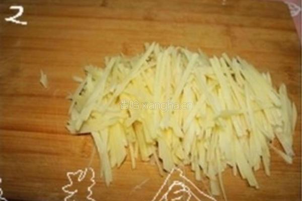 酸辣土豆丝的做法图解2