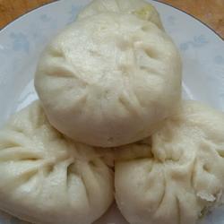 韭菜海鲜包子。的做法[图]