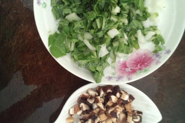花菇小白菜猪骨粥的做法图解3