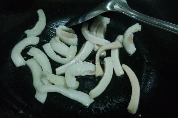 芹菜炒肉的做法图解4