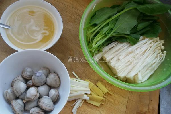 煲白蛤汤的做法图解1