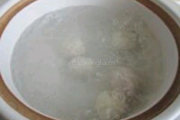 砂锅鸡肉丸的做法图解4