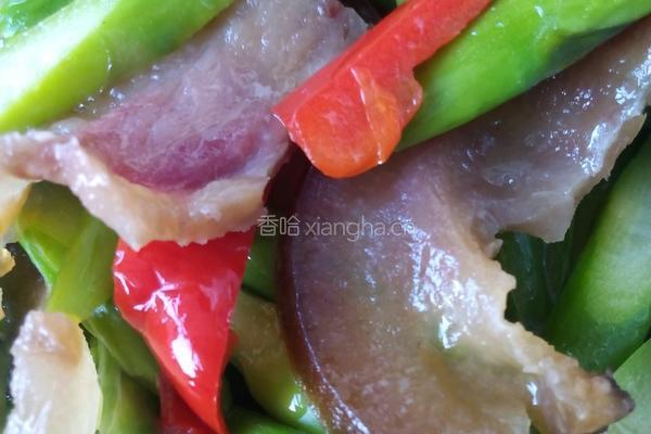 芦笋炒腊肉的做法图解10
