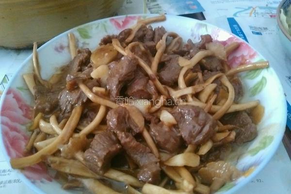  茶树菇牛柳的做法图解5
