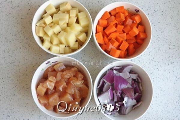 咖喱鸡肉 的做法图解2