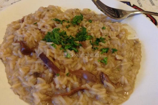 牛肝菌烩饭的做法图解6