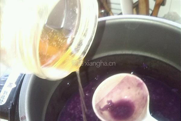 蜂蜜紫薯糯米粥的做法图解4