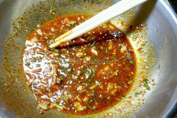 油泼菠菜片片的做法图解3