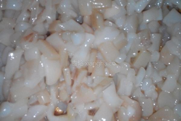 韭菜鱿鱼馅饼的做法图解6