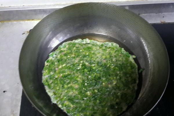 韭菜煎鸡蛋的做法图解4