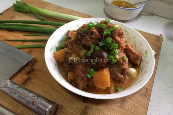 土豆烧排骨的做法图解15