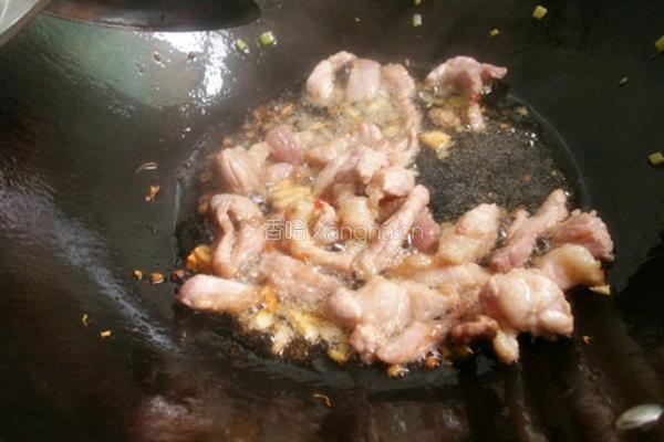 香菇炒猪肉的做法图解5
