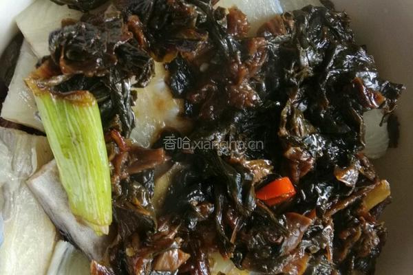 梅菜鳗鱼扣肉的做法图解11