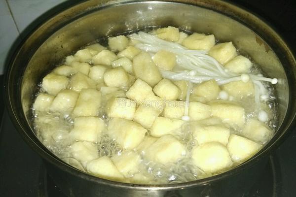 油豆腐青菜汤的做法图解4