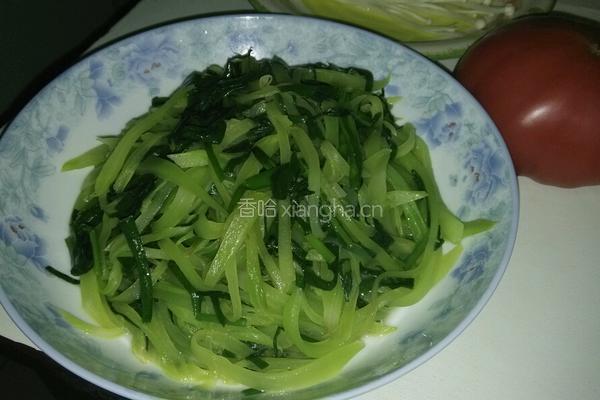 快手菜-绿色心情的做法图解5