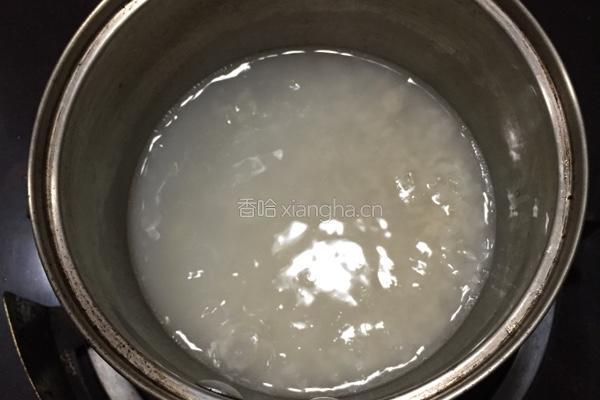 蛋花酒糟（甜酒）的做法图解2