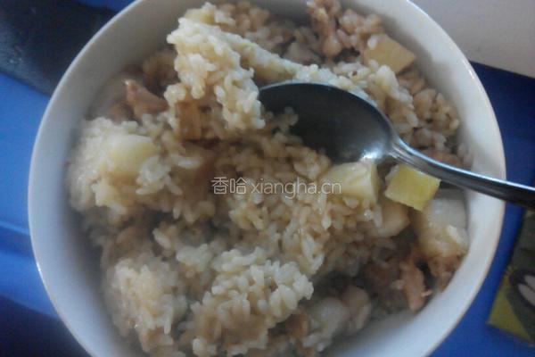 五花肉焖|米饭的做法图解8
