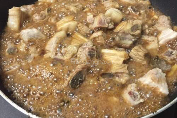 三杯排骨的做法图解3