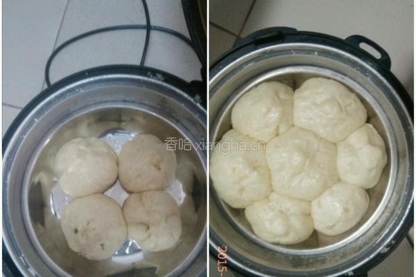 香菜肉末包子的做法图解6