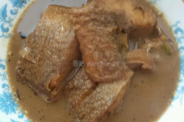 炖黄鱼、的做法图解7
