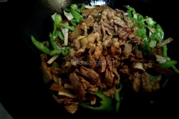 豉香香干小炒肉的做法图解6