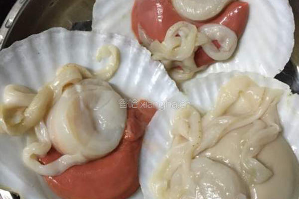 剁椒蒸扇贝的做法图解1