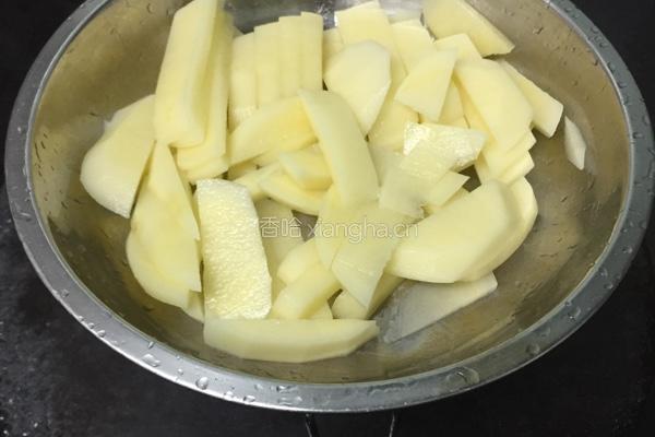 香煎土豆猪肉饼的做法图解2