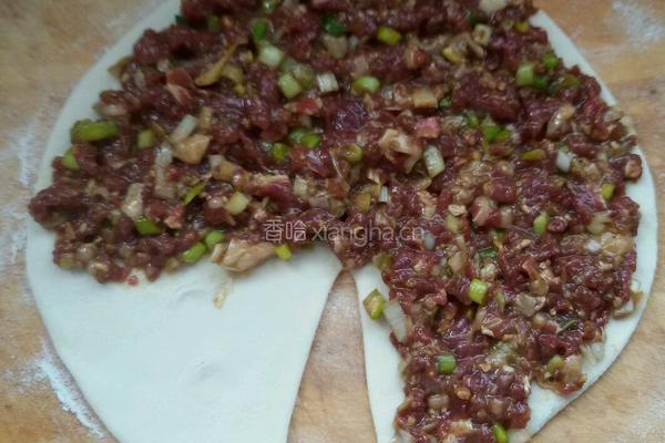 层层肉饼。的做法图解3