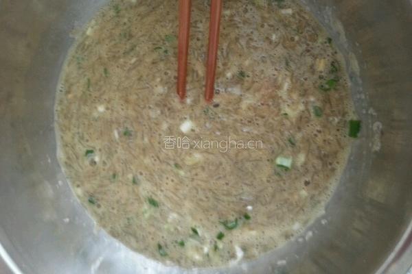 鲜香蜢子虾饼的做法图解2