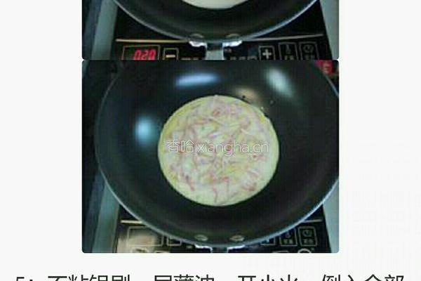 披萨鸡蛋饼的做法图解3
