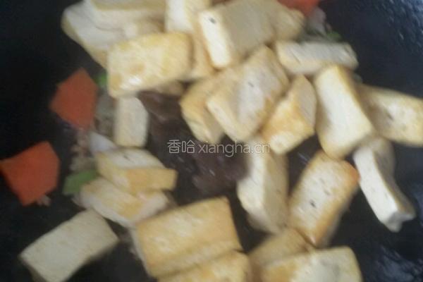 家常素豆腐。的做法图解4