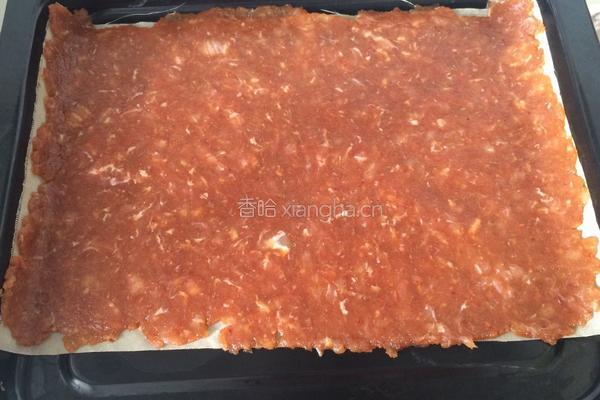 猪肉脯的做法图解5