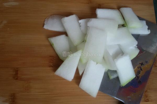 冬瓜炒虾仁的做法图解1