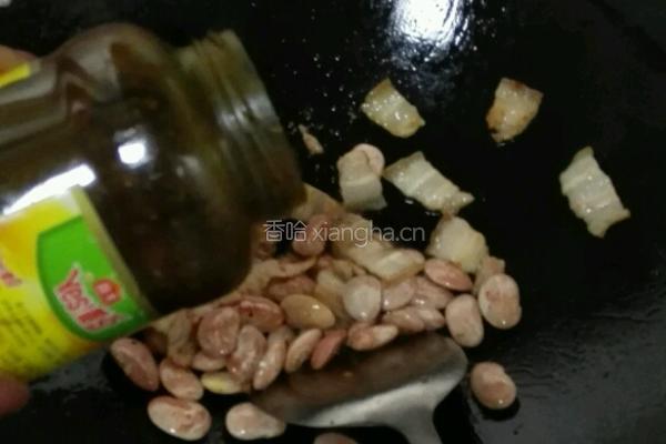 五花肉焖花豆的做法图解5