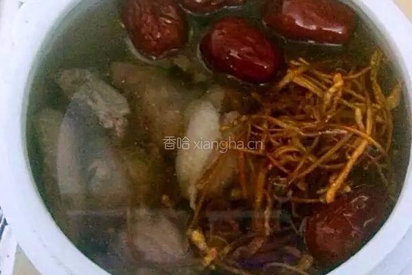 虫草花当归炖水鸭的做法图解3