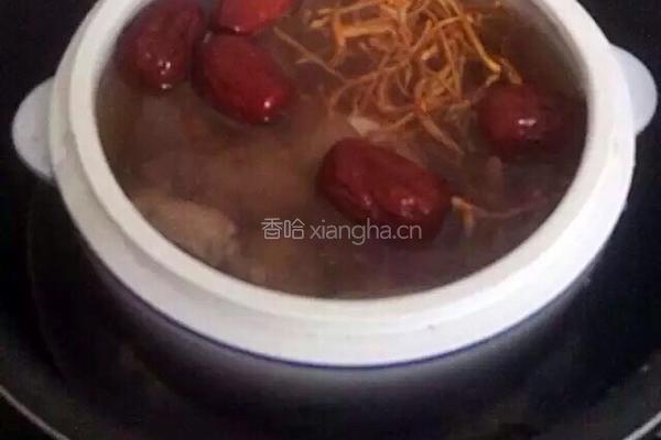 虫草花当归炖水鸭的做法图解5