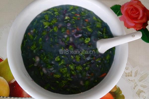 榆树钱紫薯疙瘩汤的做法图解4