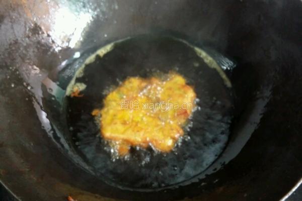 玉米火腿蔬菜饼的做法图解4