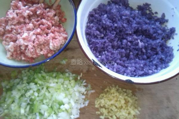 三色烧麦的做法图解4