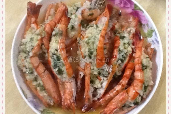 蒜蓉蒸木虾的做法图解6