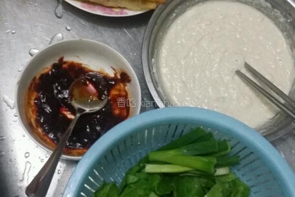 豆渣煎饼的做法图解1