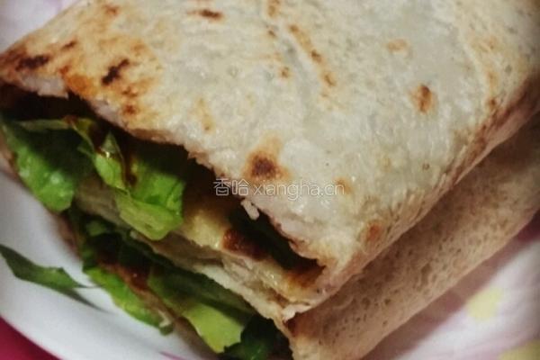 豆渣煎饼的做法图解9