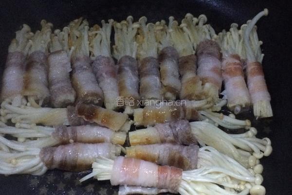 五花肉卷金针菇的做法图解7