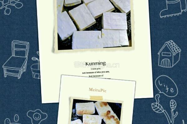 五花肉烧豆腐的做法图解3